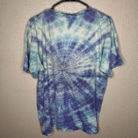 Vintage 1990 Robert Plant Led Zeppelin Tie Dye T Shirt Medium - Picture 4 of 6